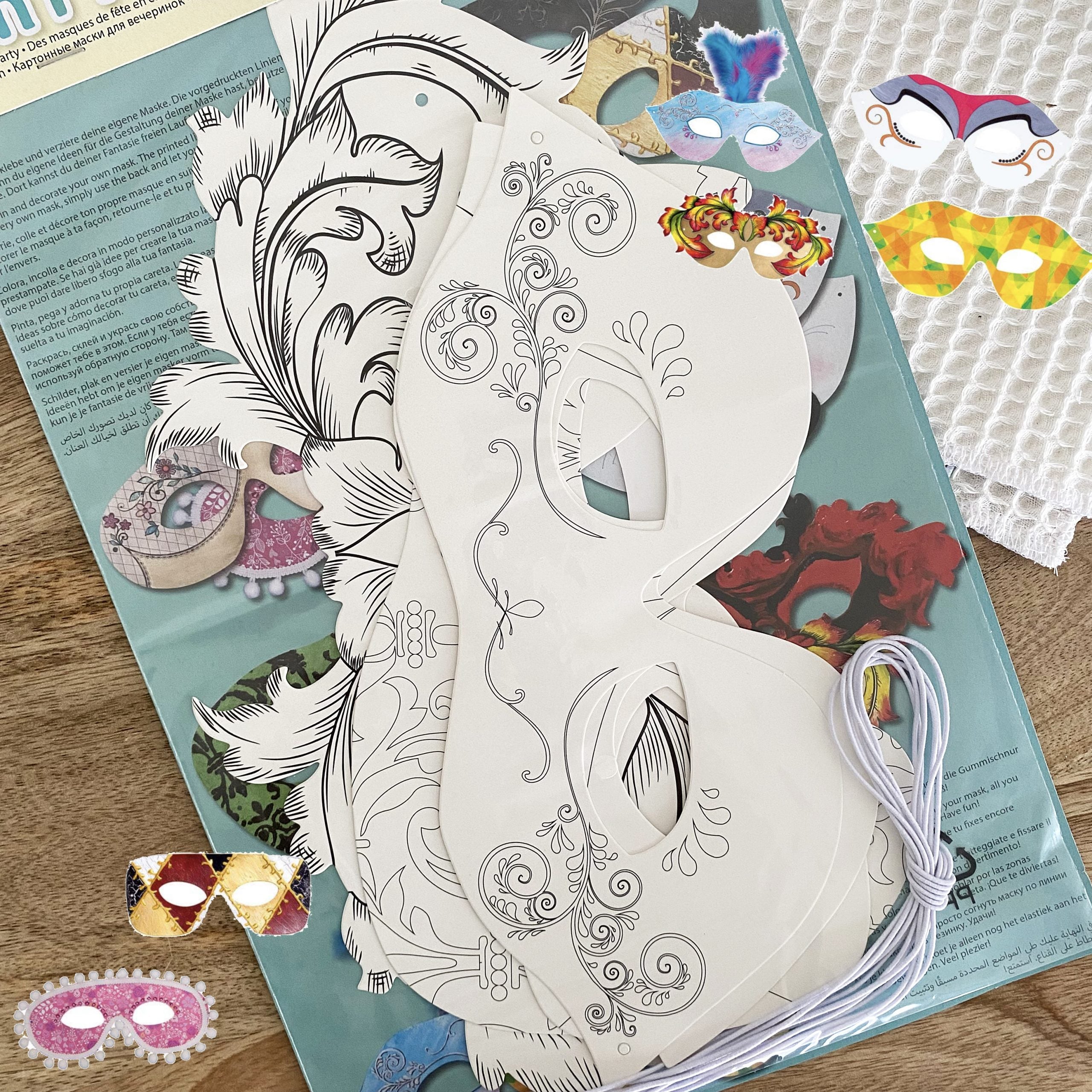 mes-courses-en-vrac-masques-carnaval-kit-d-guisement-carton-x6 image 2