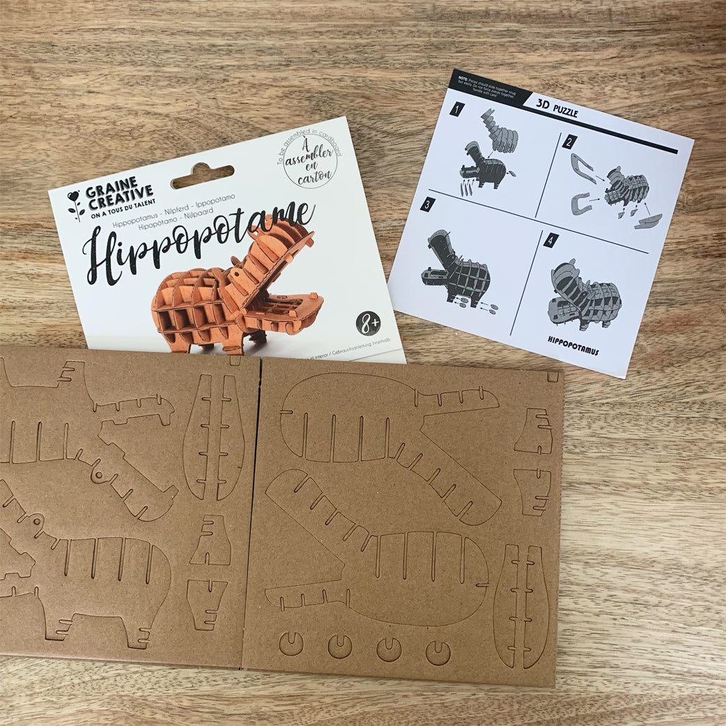 maquettes-hippopotame-maquette-3d-carton-15-cm-sans-colle image 2