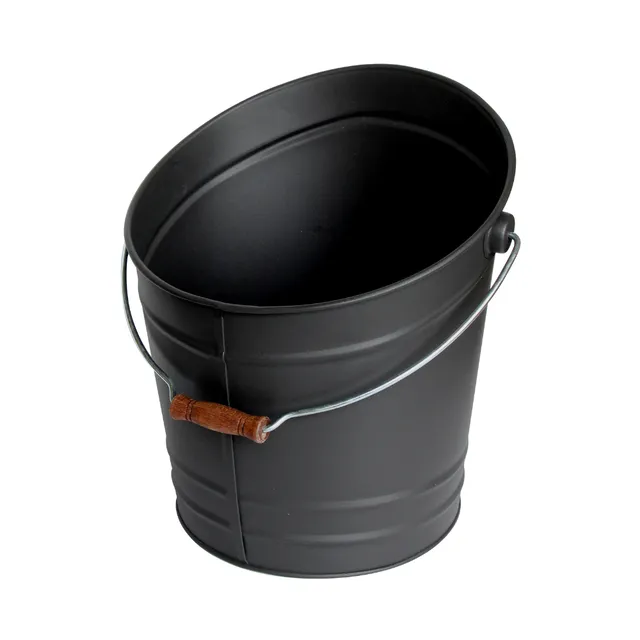 guillouard-luciole-seau-chemin-e-17l-poign-e-bois-noir image 1