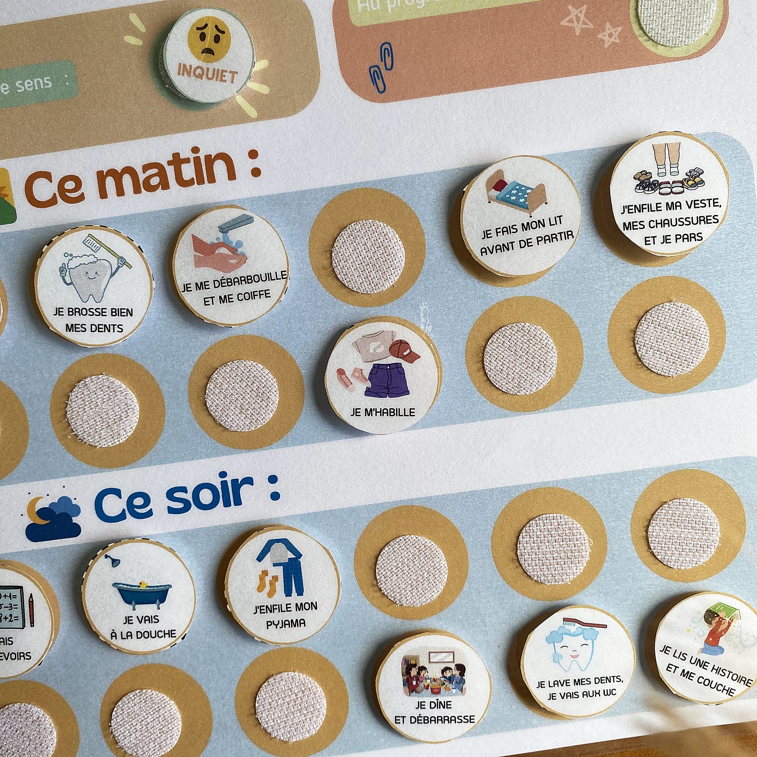 mes-courses-en-vrac-routine-jour-tableau-enfant-matin-soir image 3