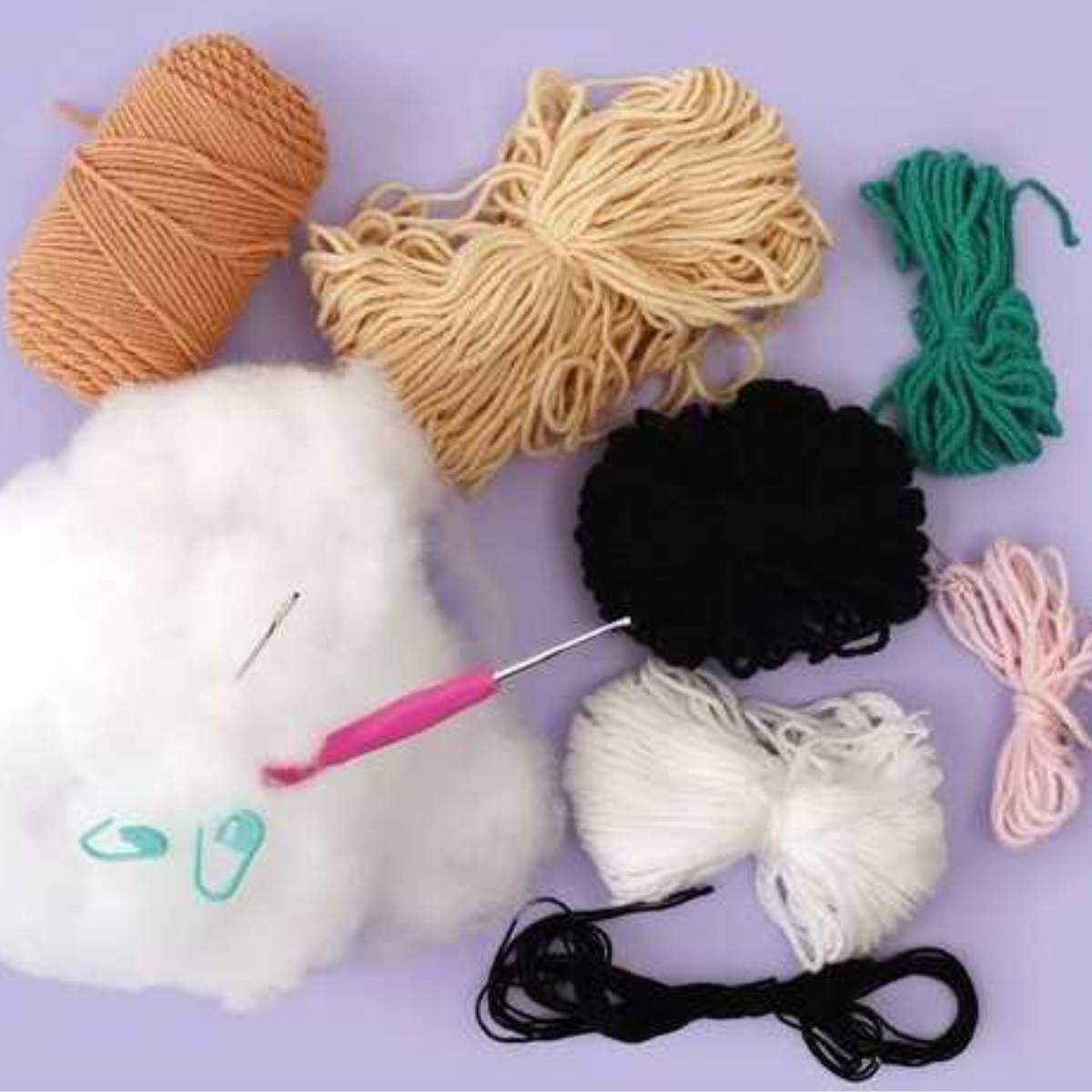 graine-cr-ative-kit-minigurumi-crochet-singe-nori-complet image 3