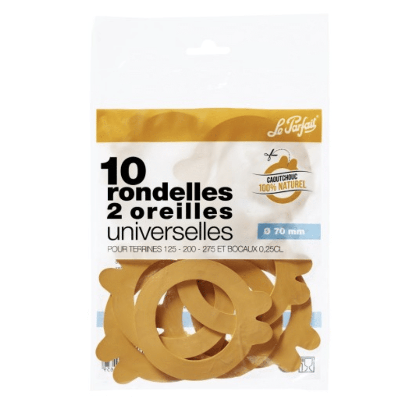 le-parfait-rondelles-70-mm-bocaux-2-oreilles-lot-de-10 image 2