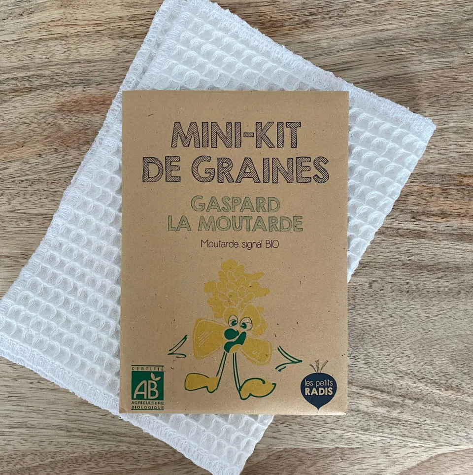 les-petits-radis-gaspard-la-moutarde-mini-kit-graines-moutarde-bio-3g image 1