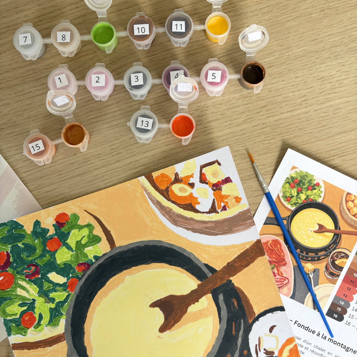 mes-courses-en-vrac-peinture-au-num-ro-fondue-savoyarde-a4 image 2