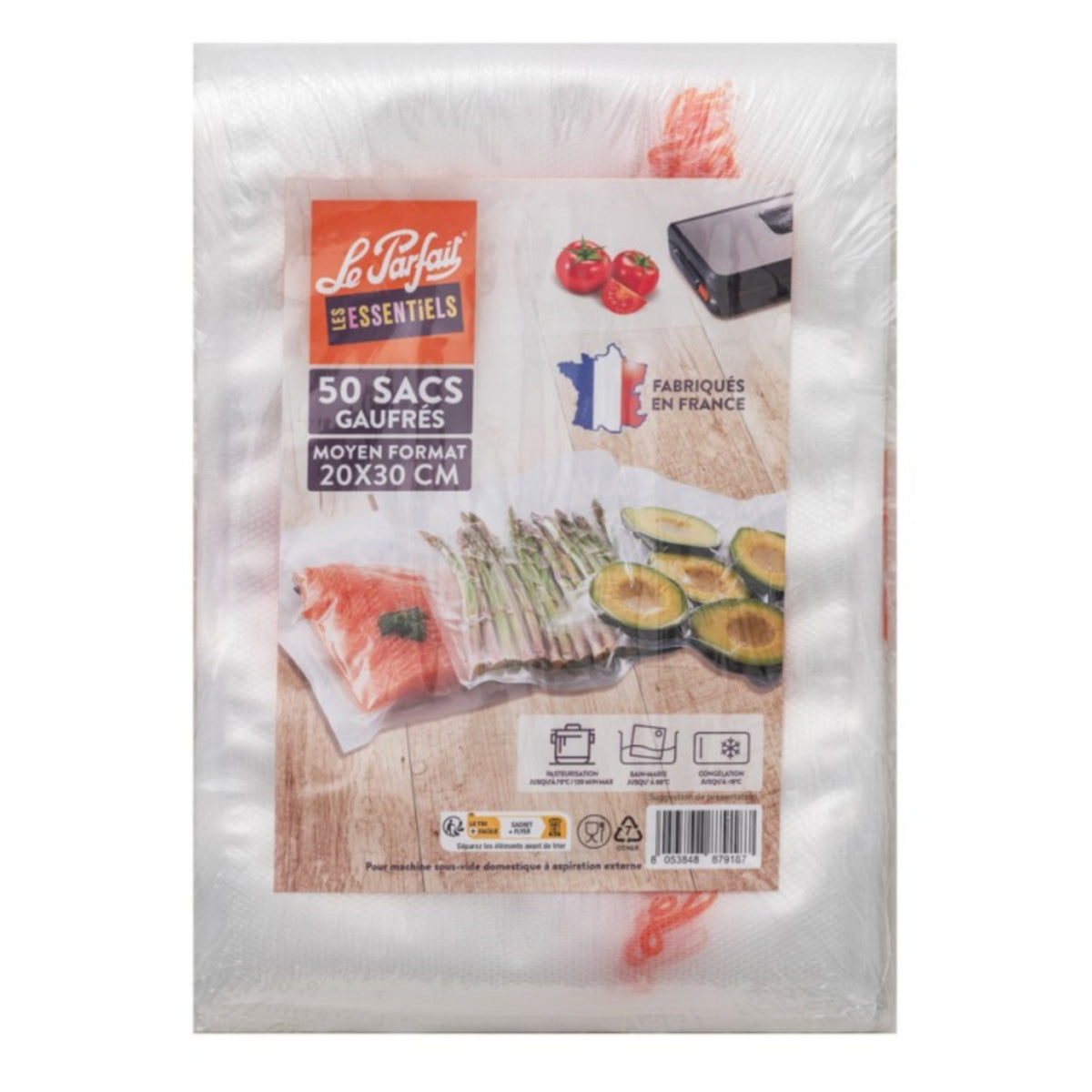 lot-50-sacs-sous-vide-20x30-cm-conservation-alimentaire image 1