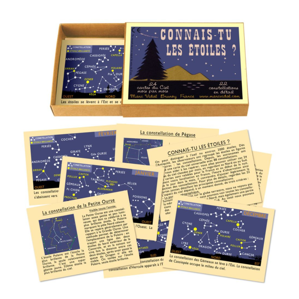 mes-courses-en-vrac-jeu-de-cartes-connais-tu-les-toiles-46-cartes image 2