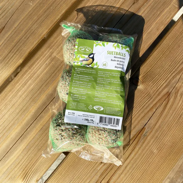 esschert-boules-de-graisse-oiseaux-nourriture-lot-de-6-filet image 1