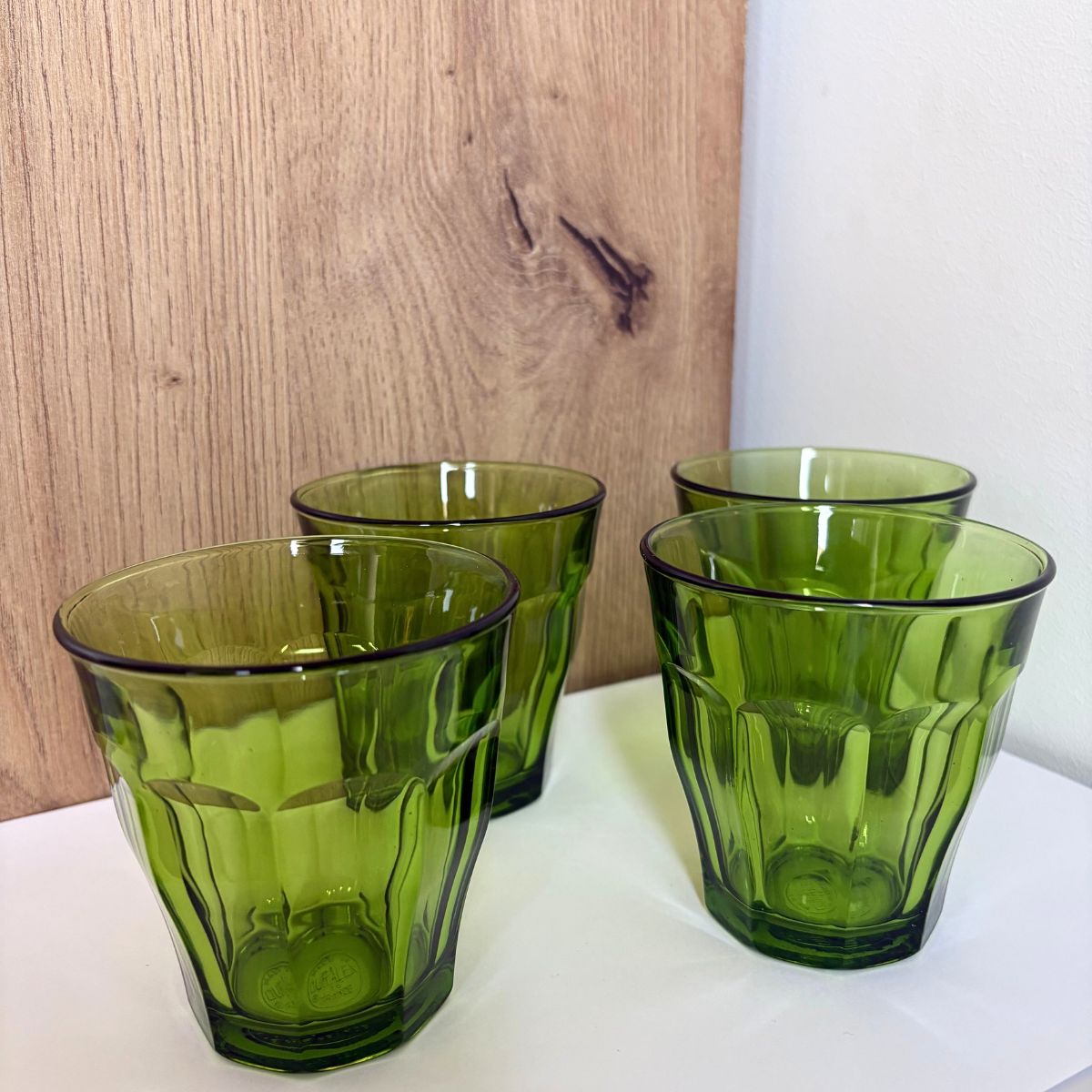 duralex-lot-4-verres-picardie-vert-250-ml-vaisselle image 1
