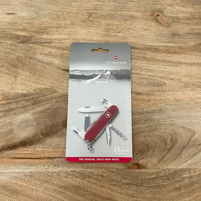 victorinox-sportsman-couteau-suisse-rouge-13-fonctions image 1