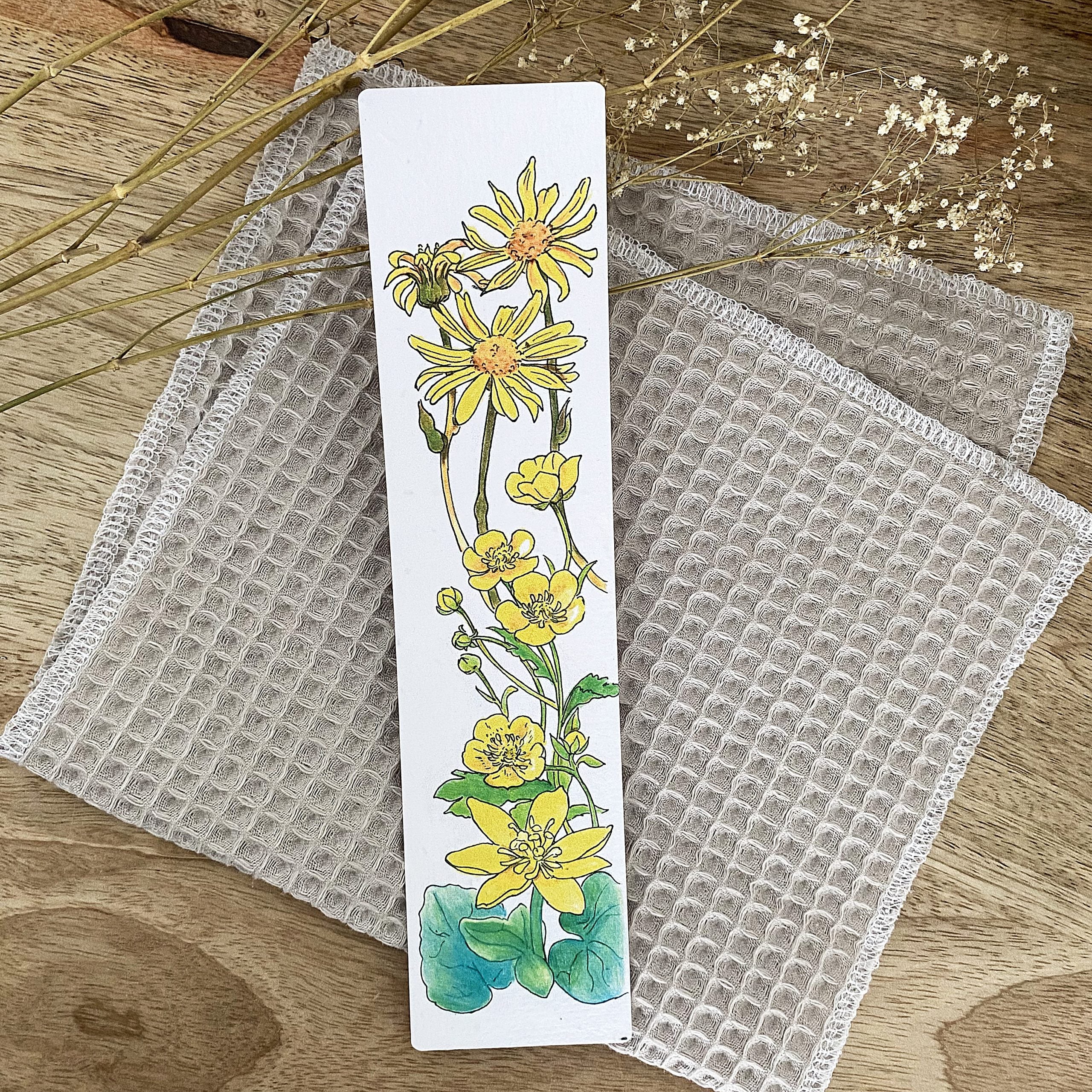 marque-page-ensemenc-jaune-21x5-cm-fleurs-des-champs image 3