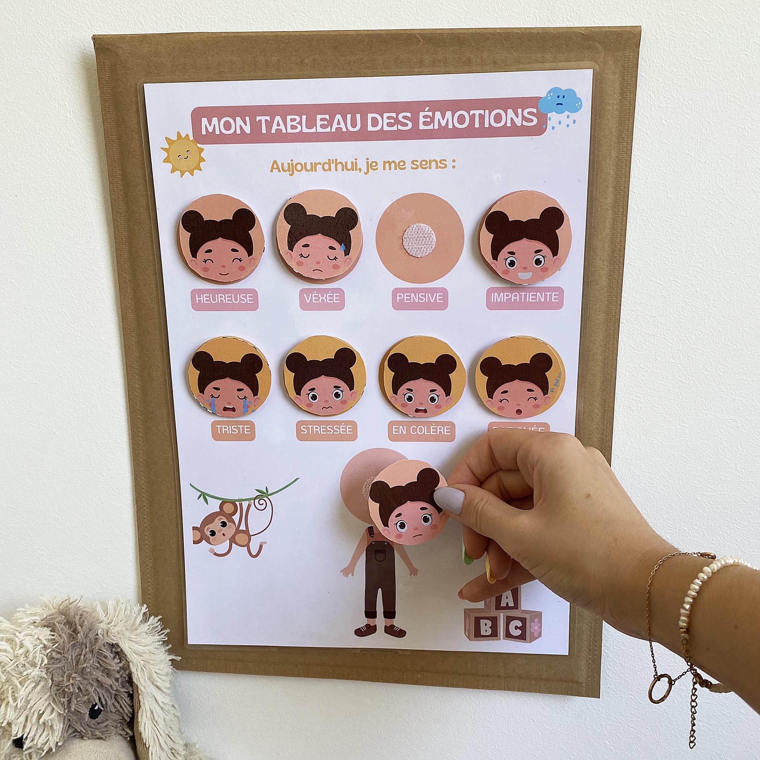 mes-courses-en-vrac-routines-d-apprentissage-tableau-motions-fille image 4