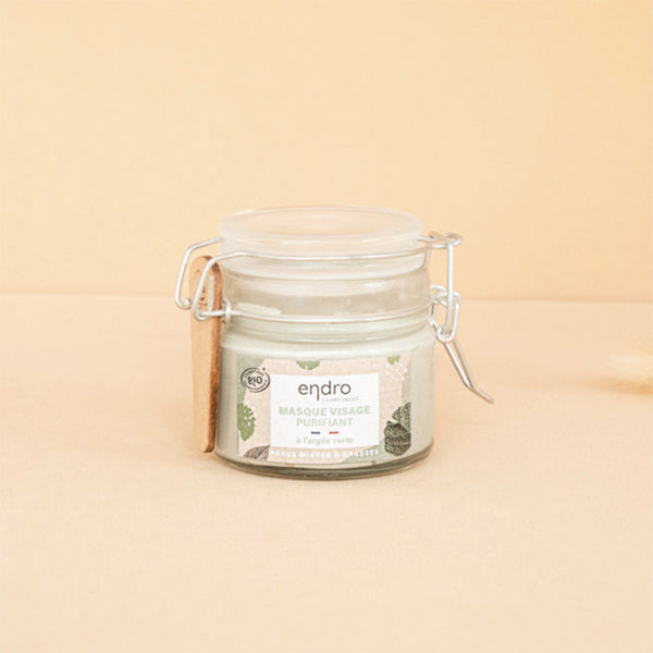 mes-courses-en-vrac-masque-visage-purifiant-bio-argile-verte-peaux-grasses image 1