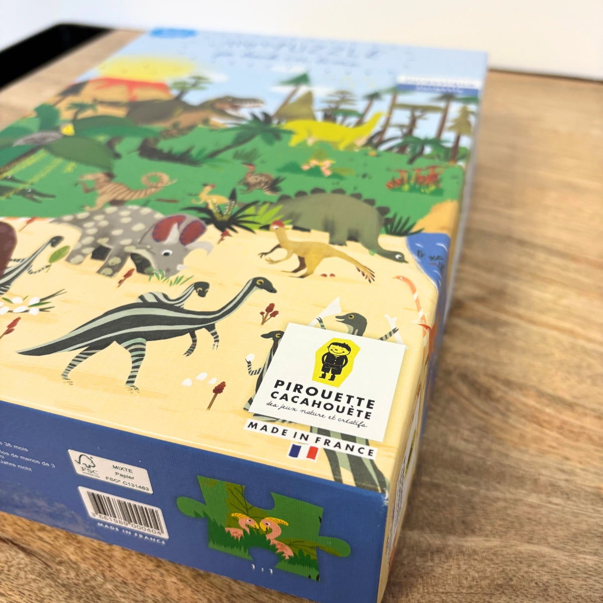 pirouette-cacahu-te-puzzle-dinosaures-192-pi-ces-3-ans image 3