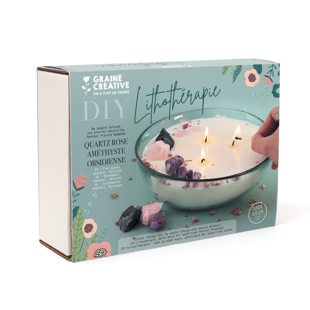 mes-courses-en-vrac-bougies-et-savons-kit-bougie-lithoth-rapie-xxl-coffret image 1