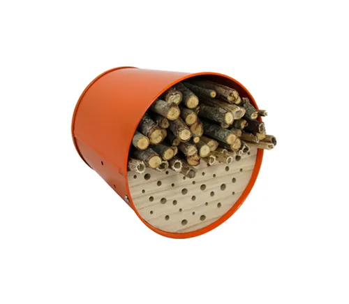 guillouard-luciole-nichoir-oiseaux-orange-acier-galvanis image 1
