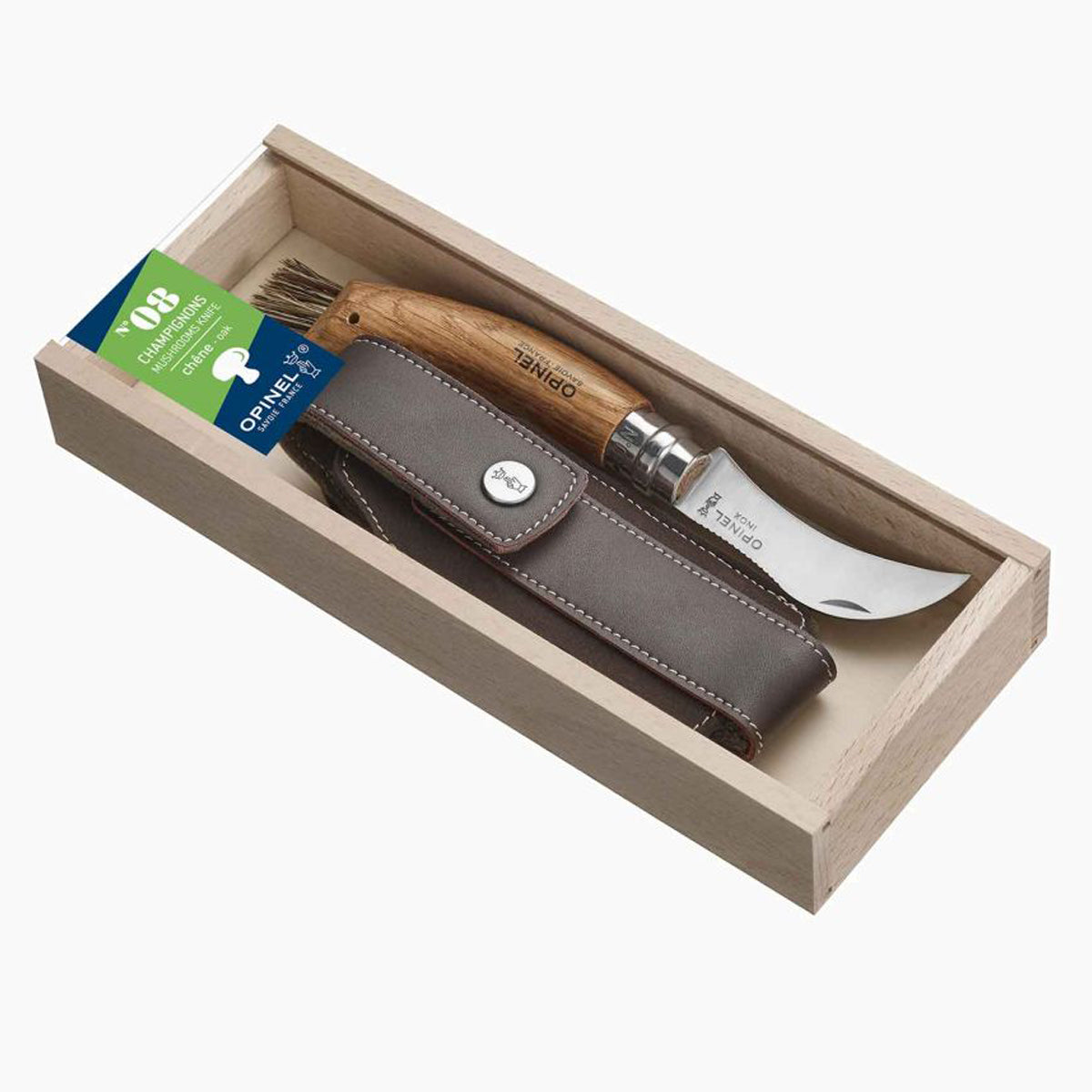 opinel-n-08-couteau-champignons-plumier-h-tre-brosse image 1