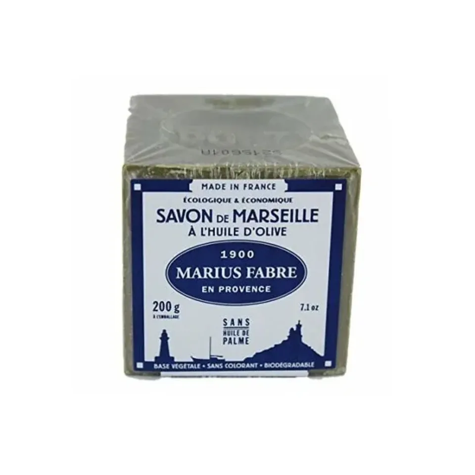 marius-fabre-savon-de-marseille-cube-huile-d-olive-200-g-sans-parfum image 1