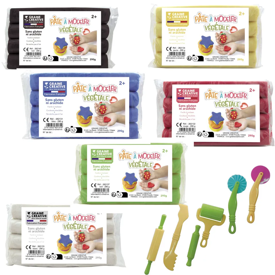 mes-courses-en-vrac-modelage-kit-6-p-tes-v-g-tales-accessoires image 1