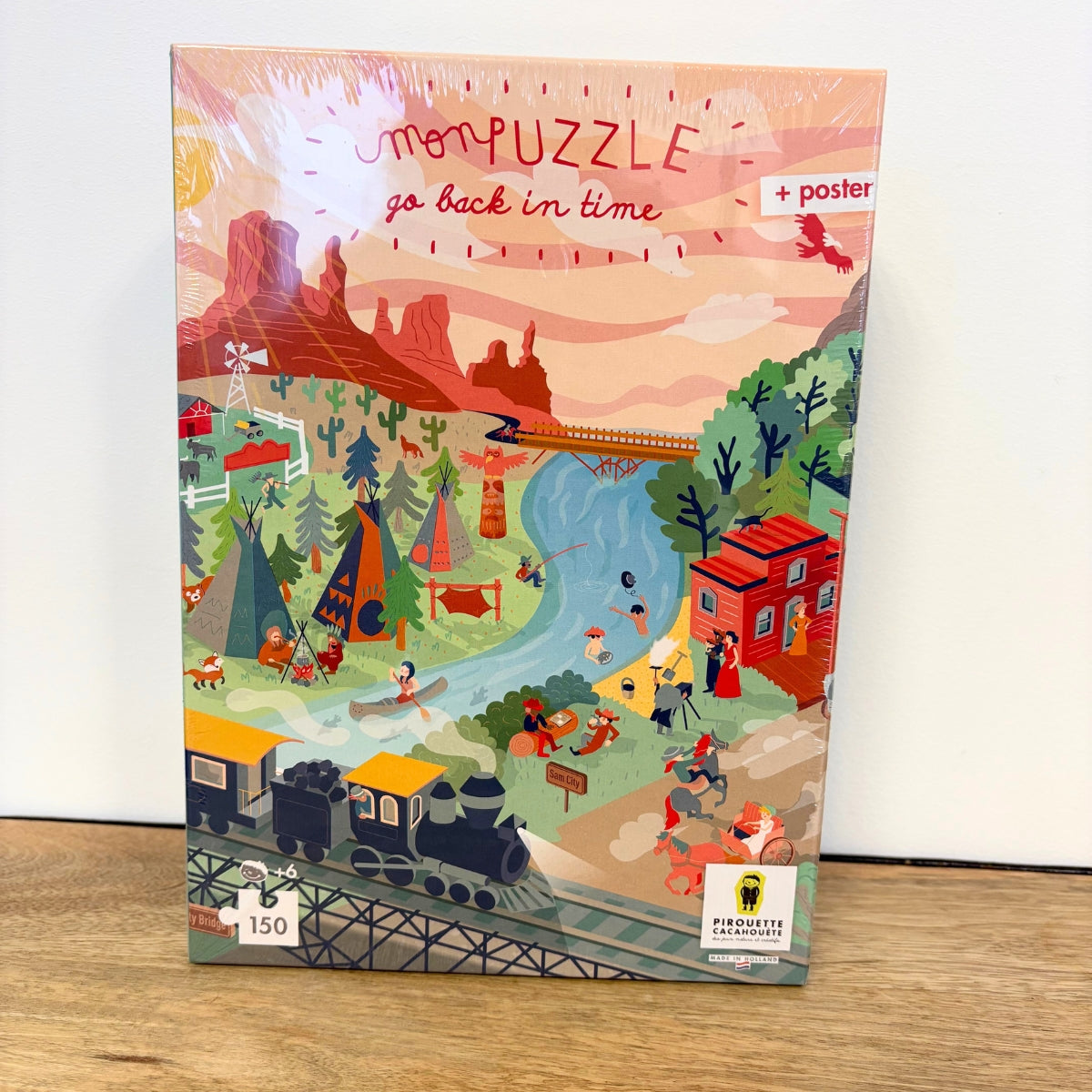 pirouette-cacahu-te-far-west-puzzle-enfant-150-pi-ces image 1