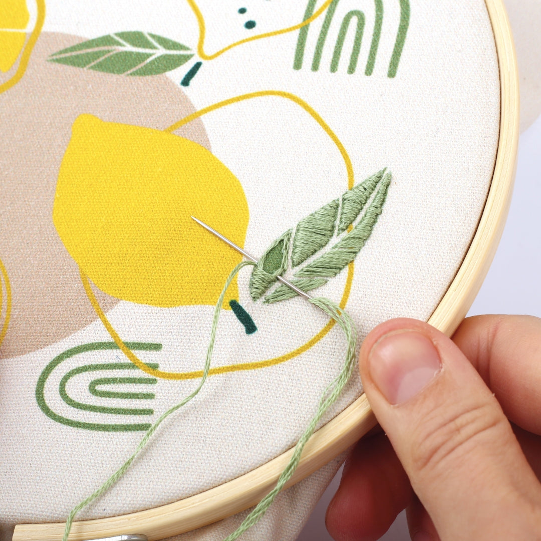 mes-courses-en-vrac-kit-broderie-citron-tambour-20-cm image 3