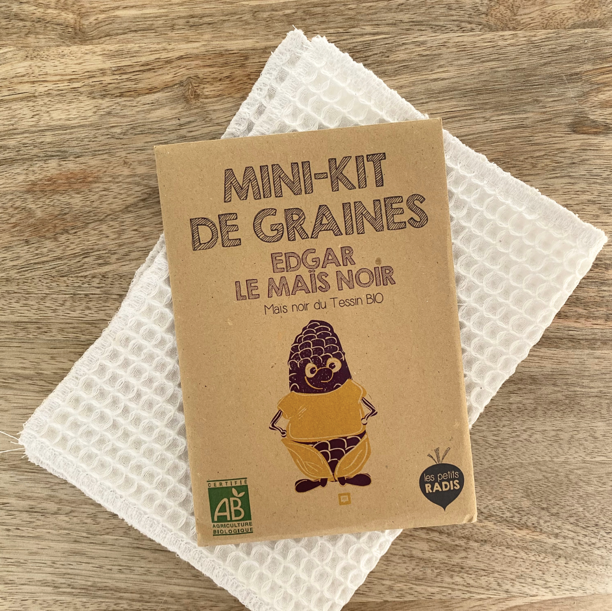 les-petits-radis-mini-kit-graines-edgar-ma-s-noir-12-graines image 1