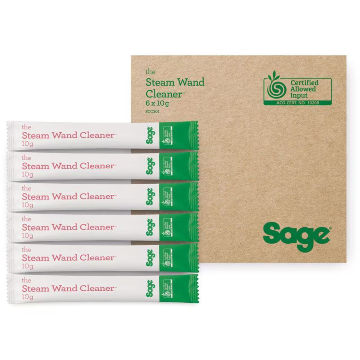 sage-nettoyant-buse-vapeur-expresso-lot-6-sachets-lait image 1