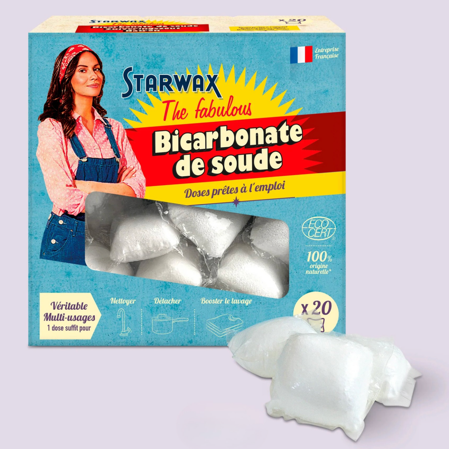 starwax-bicarbonate-de-soude-20-doses-nettoyant-naturel image 1