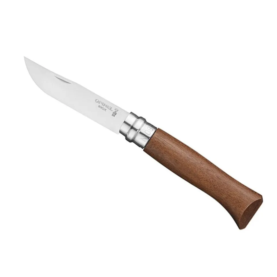 opinel-n-08-couteau-pliant-manche-noyer-tradition image 1
