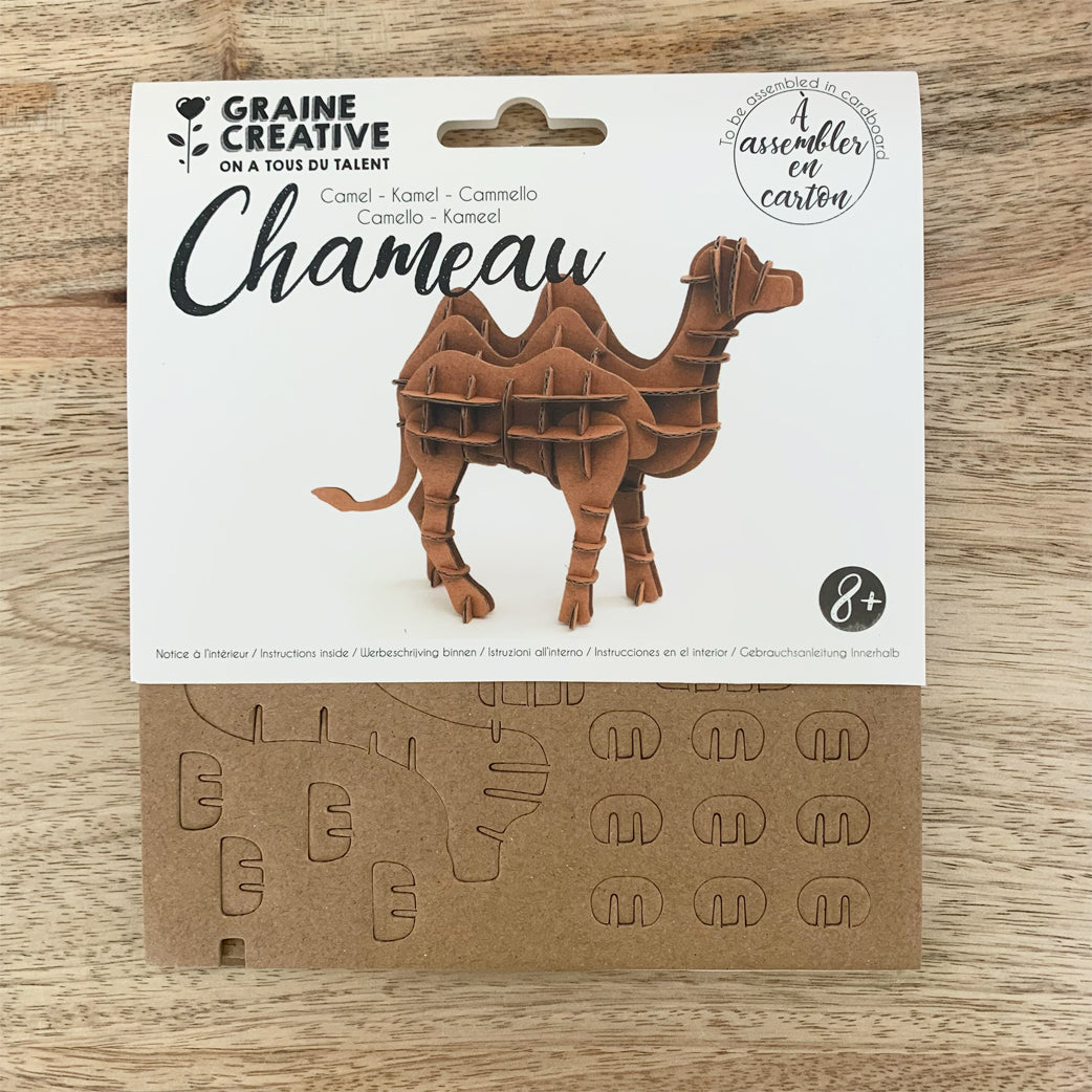 mes-courses-en-vrac-maquette-3d-carton-chameau-15-cm-sans-colle image 1