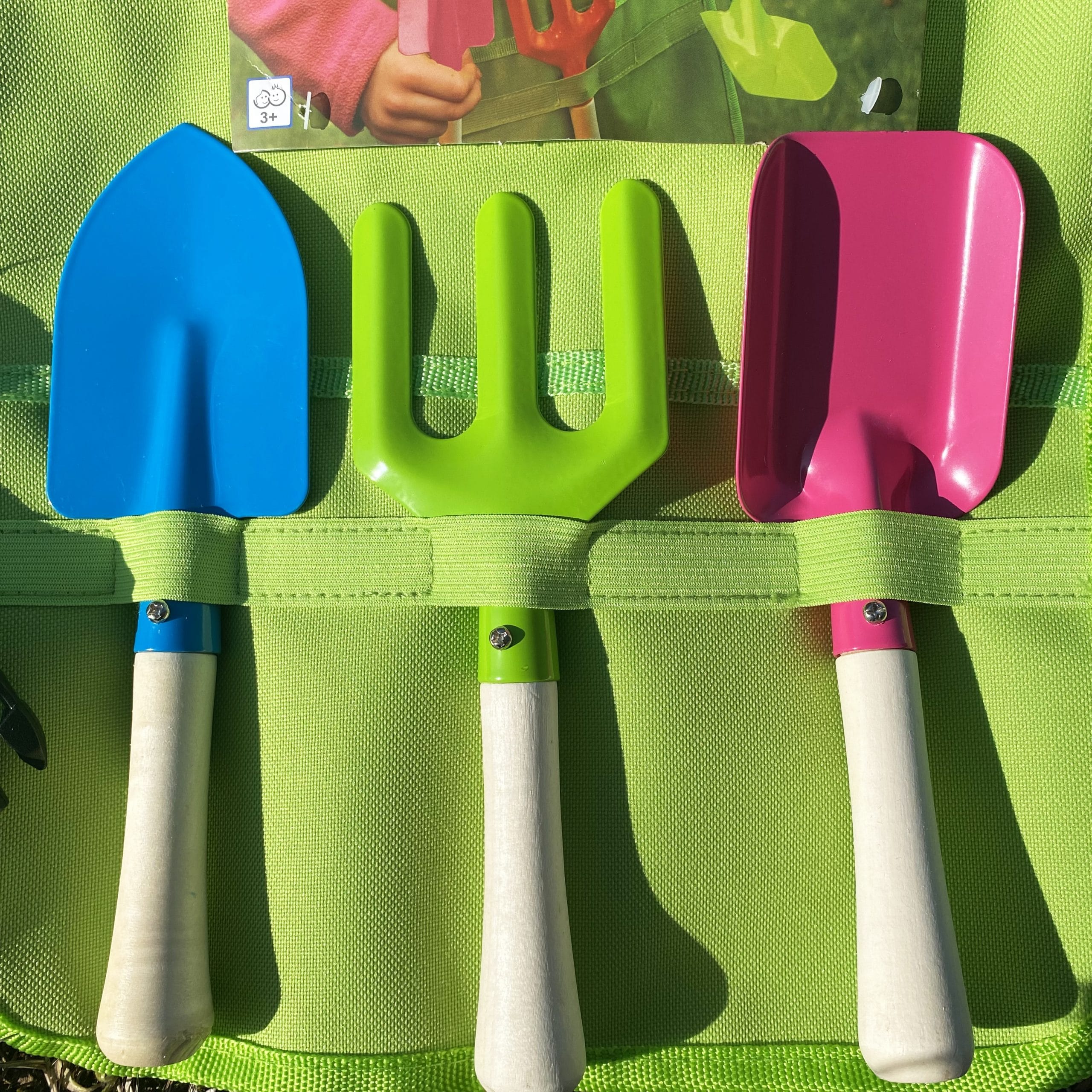 esschert-design-tablier-outils-jardin-enfant-3-pi-ces image 3