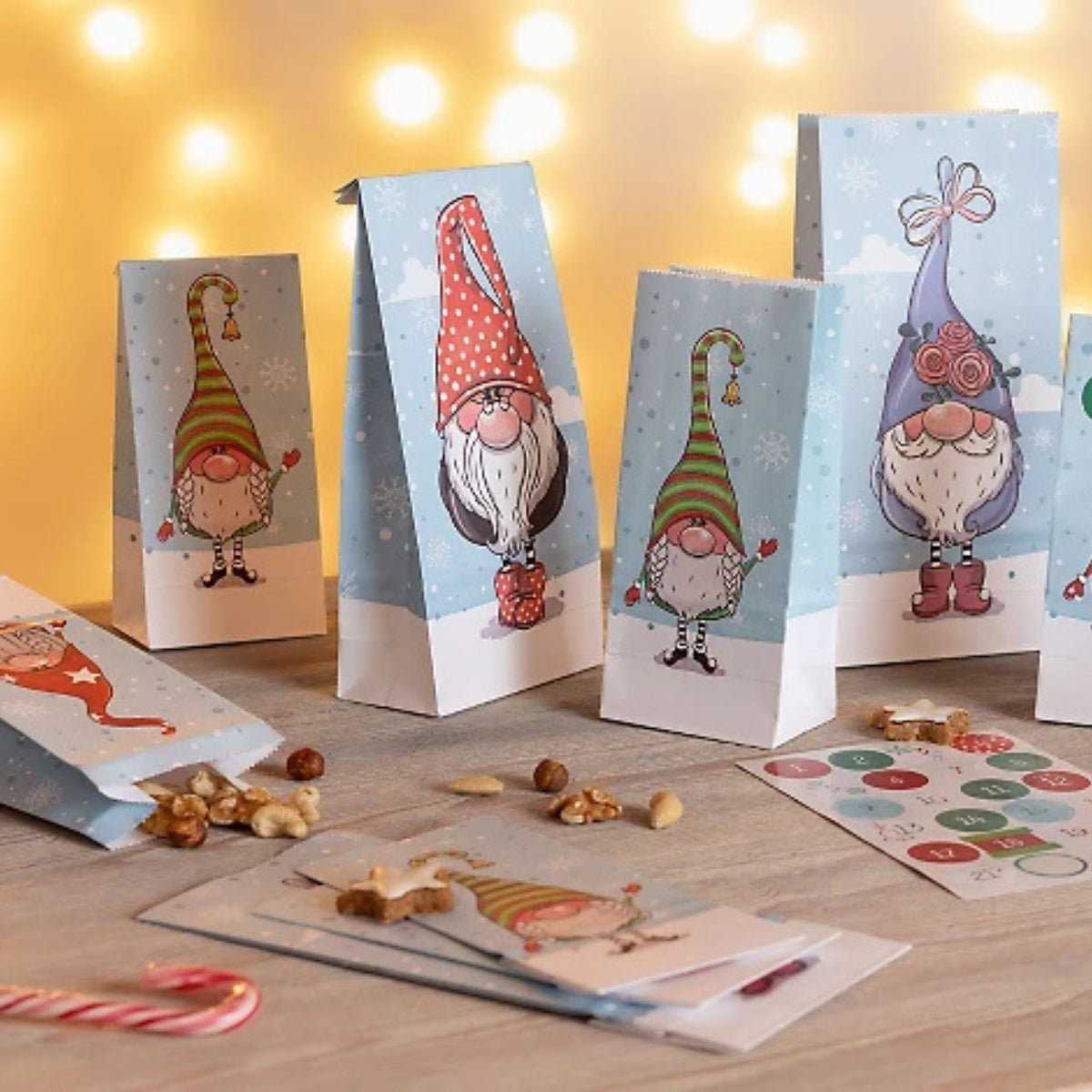 calendrier-avent-lutins-24-sachets-garnir-r-utilisable image 3