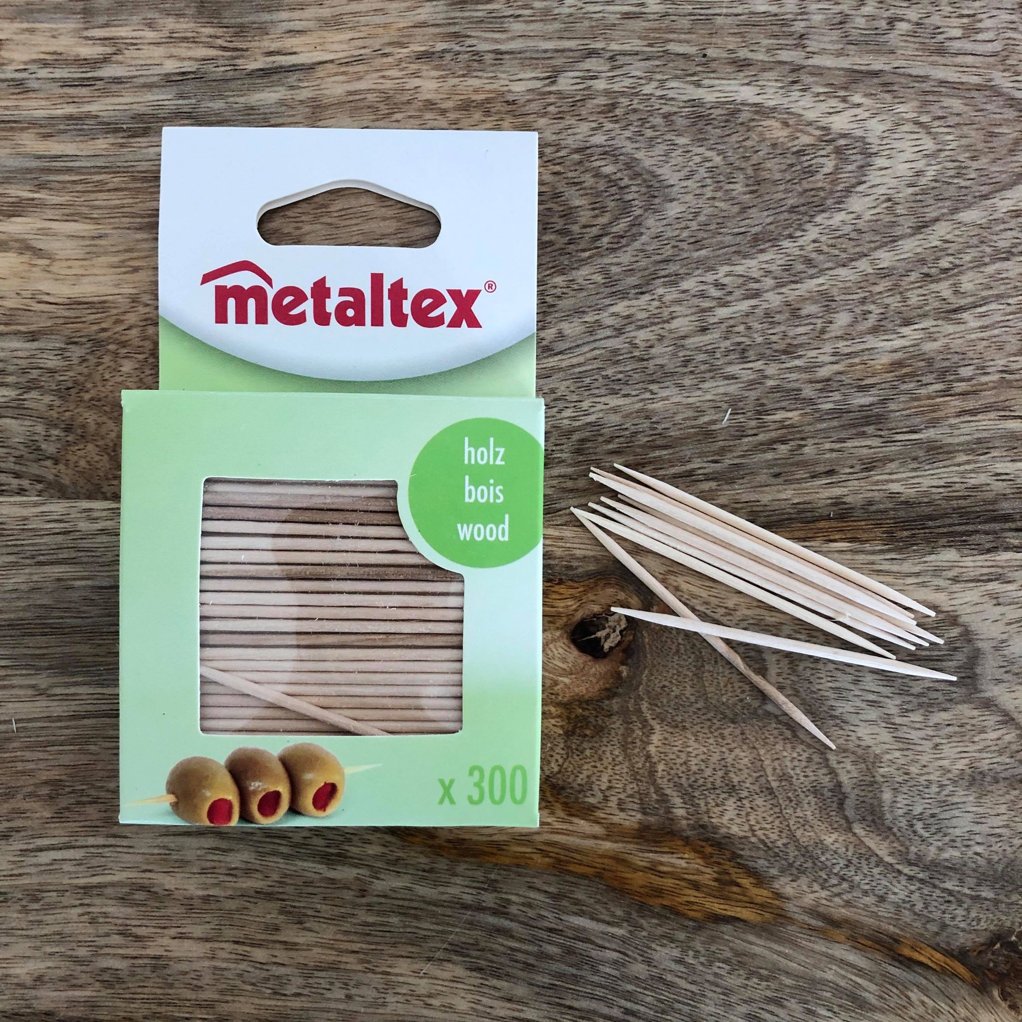mes-courses-en-vrac-piques-bo-te-300-piques-bois-6-5-cm image 1