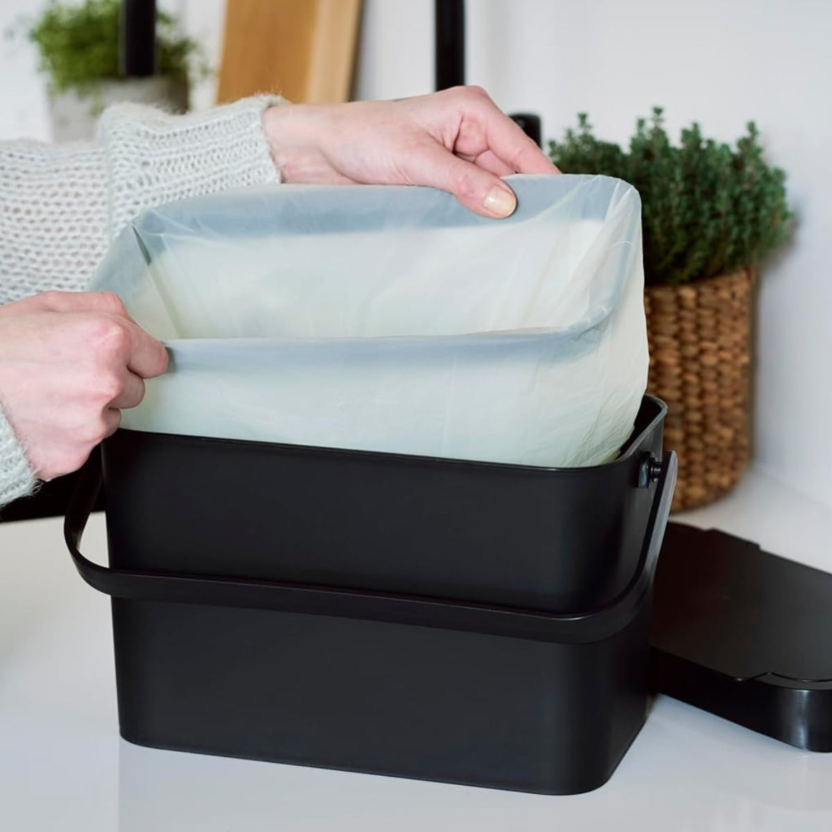 seau-compost-cuisine-5-l-noir-d-chets-alimentaires image 2