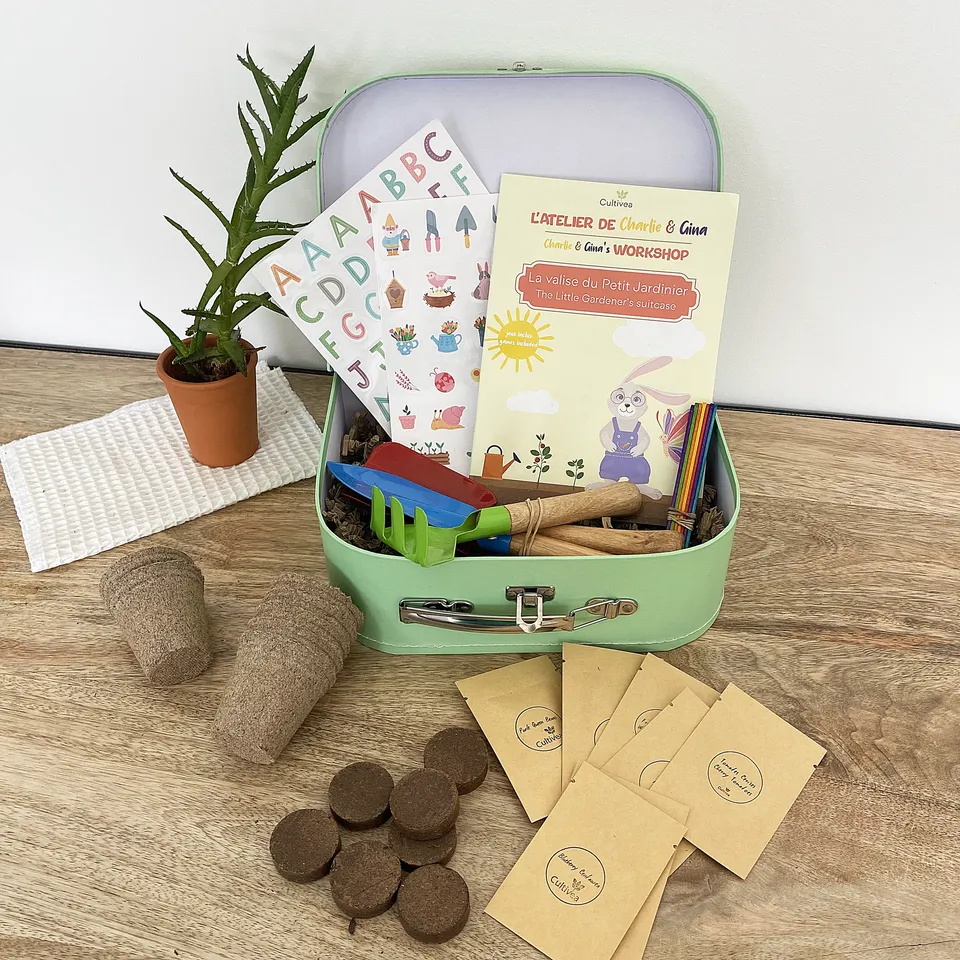 cultivea-la-valisette-du-jardinier-kit-potager-enfant-bio image 1