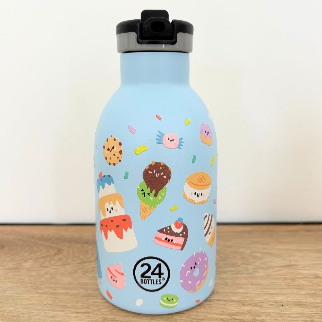 24-bottles-gourde-kids-330-ml-sweet-friends-inox-enfant image 1