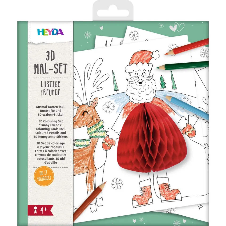 mes-courses-en-vrac-dessins-kit-coloriage-3d-amis-rigolos image 1