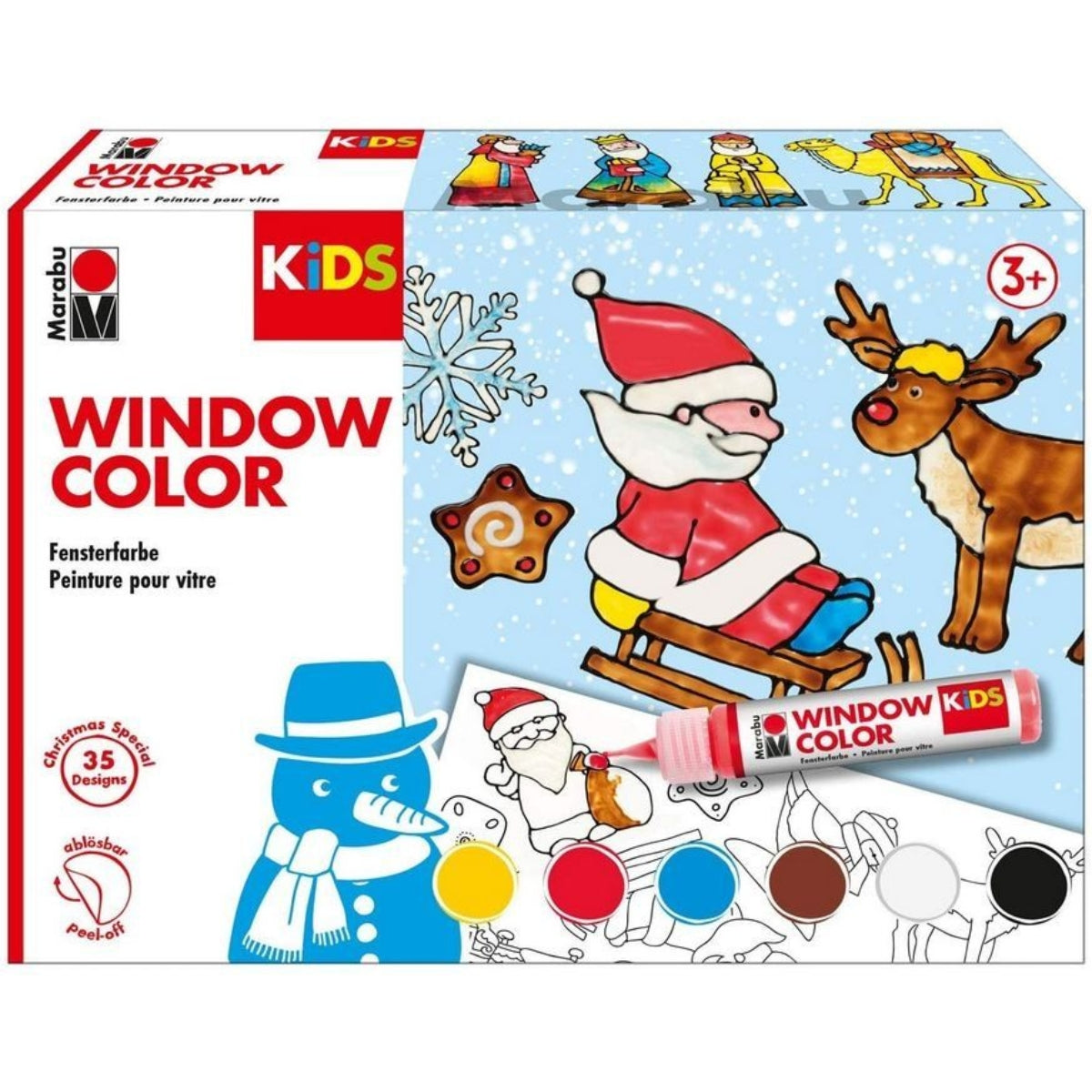 kit-peinture-fen-tre-no-l-6-tubes-motifs-inclus image 1