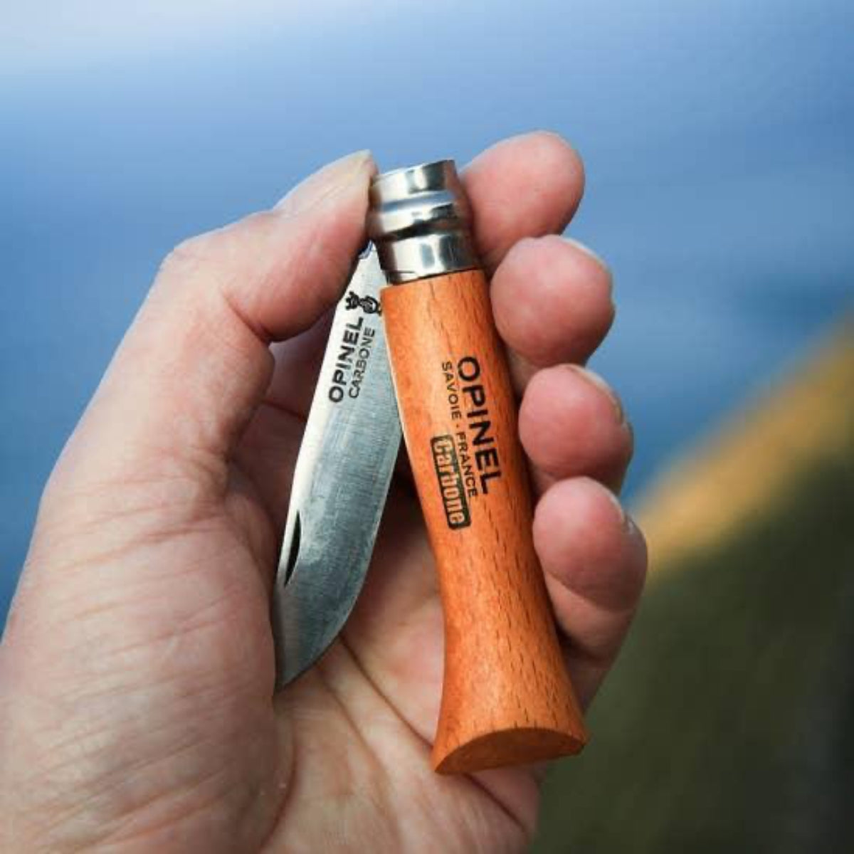 opinel-n-8-carbone-couteau-pliant-plumier-lame-carbone image 2