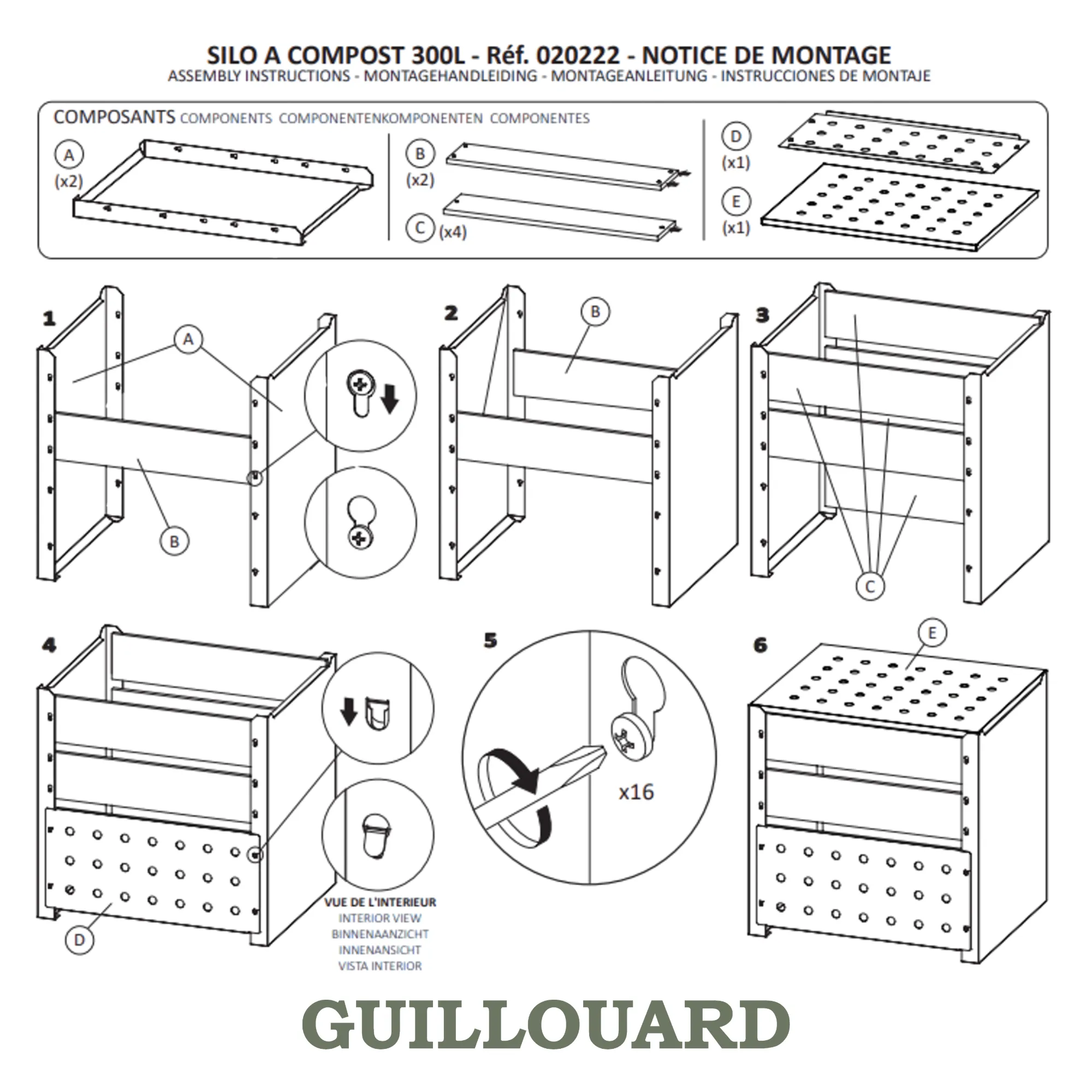 guillouard-luciole-composteur-bois-300l-jardin image 6