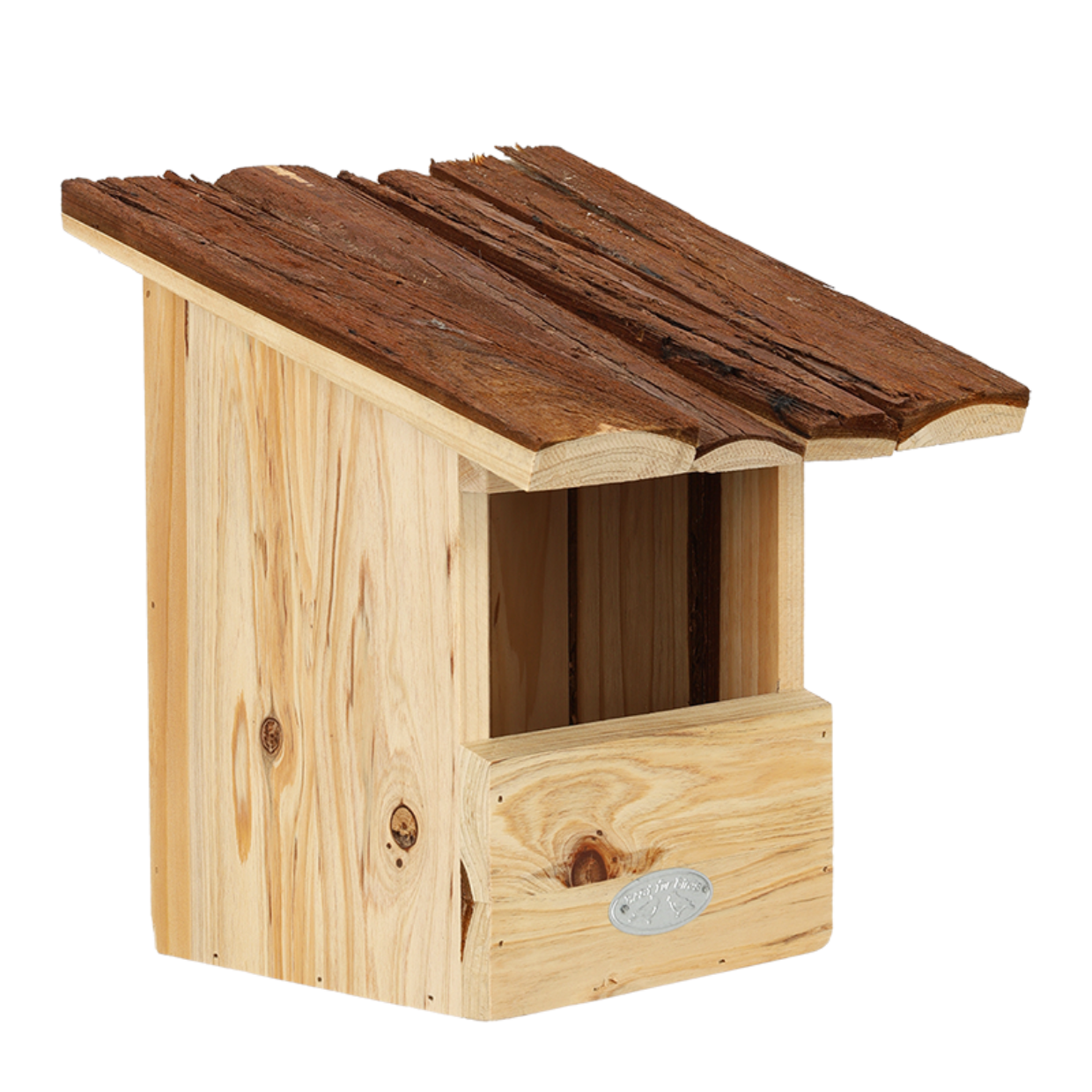 esschert-design-nichoir-rouge-gorge-toit-corce-bois image 3
