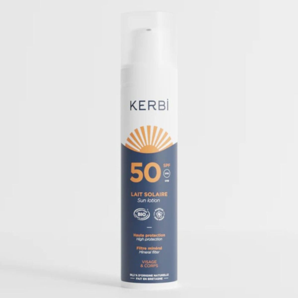 kerbi-lait-solaire-mono-spf50-bio-fluide-100g image 1