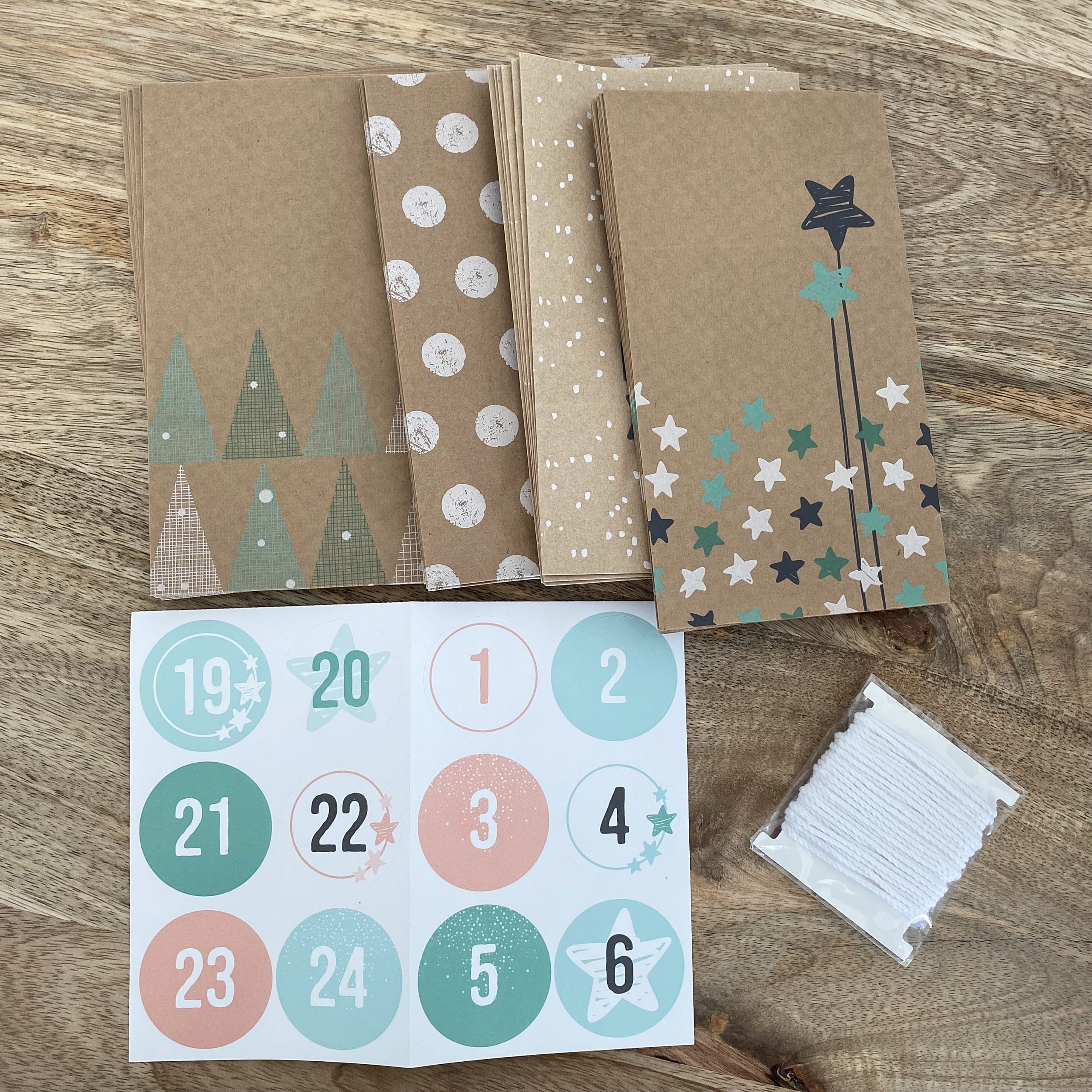 kit-calendrier-de-l-avent-kraft-24-sachets-remplir-no-l image 2