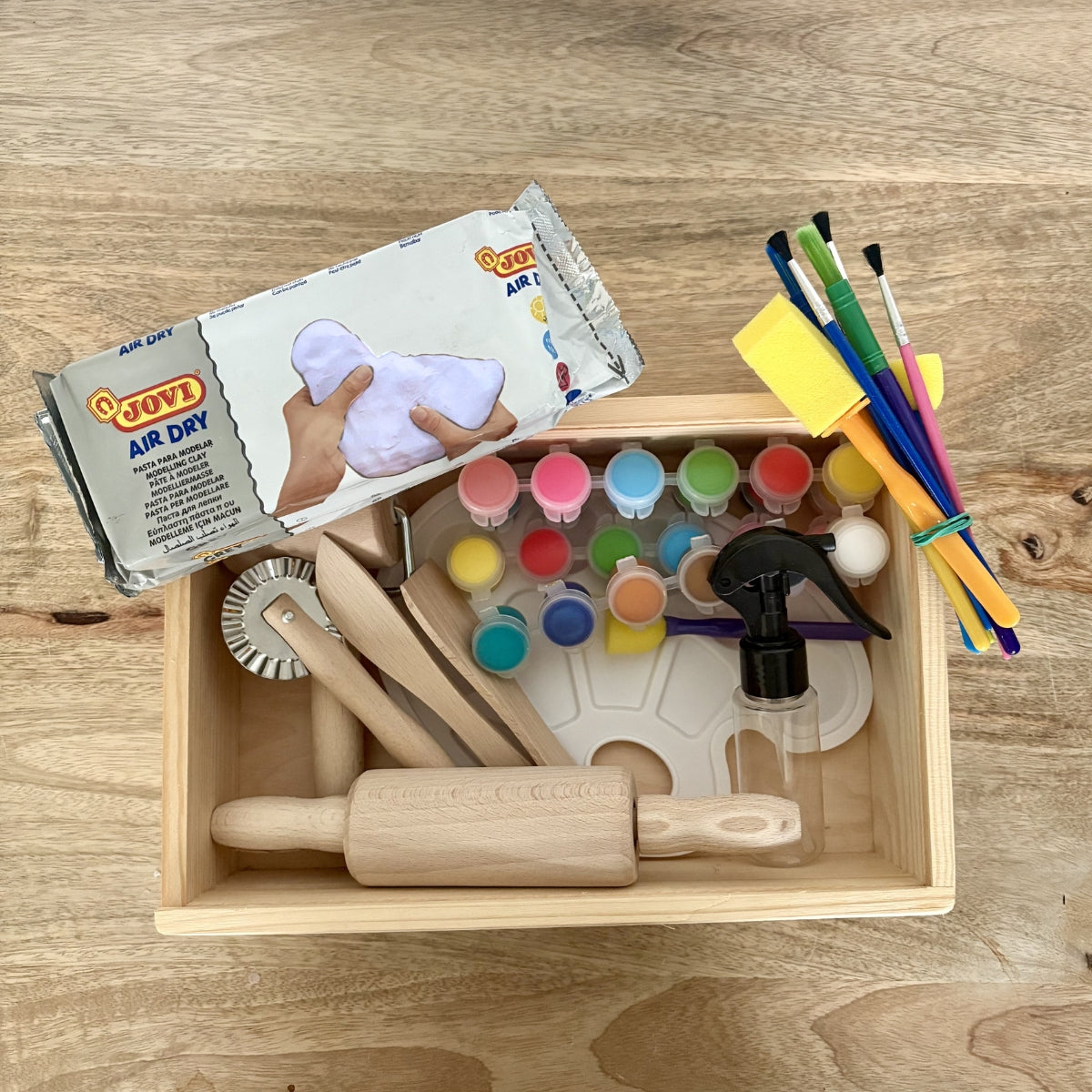 dibys-kit-argile-blanche-outils-cuisine-enfant image 2