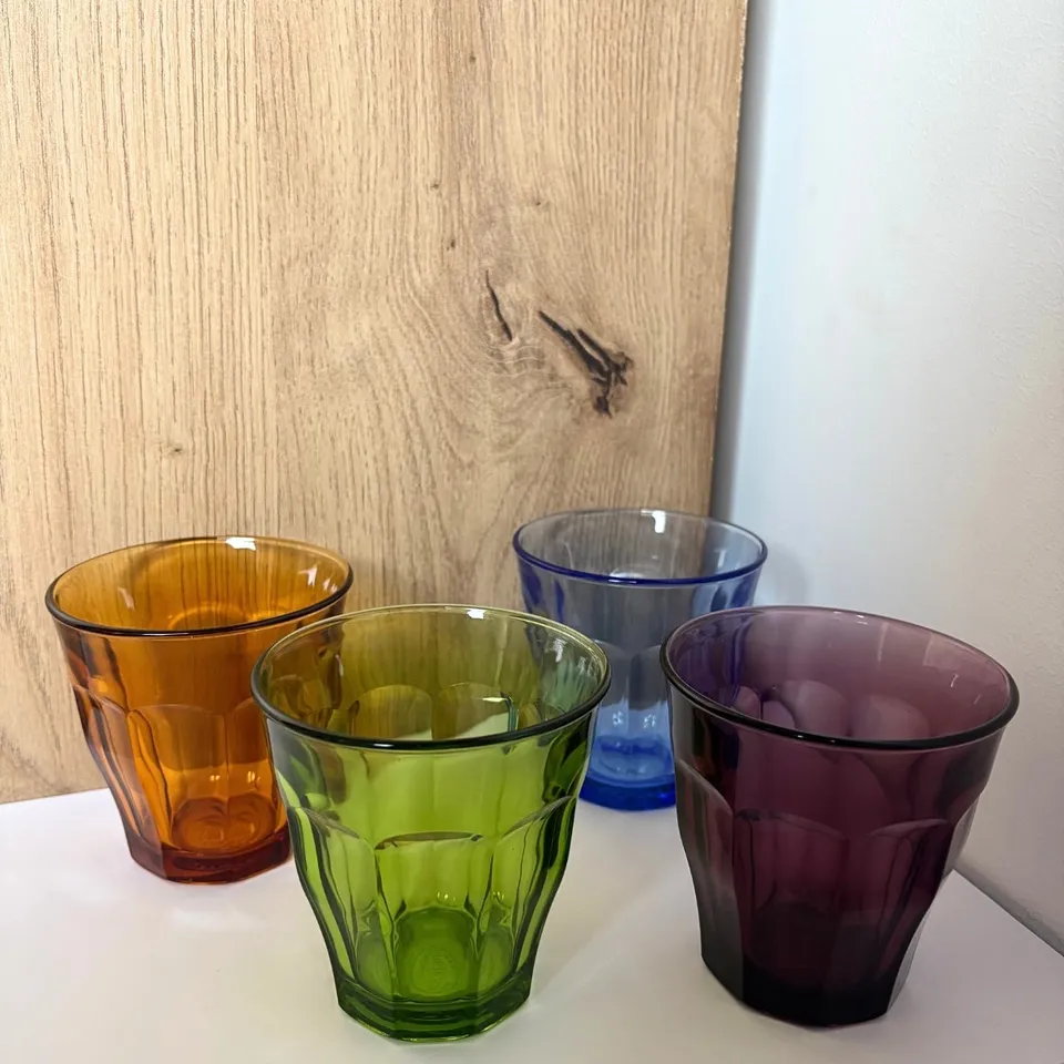duralex-picardie-verres-250-ml-lot-4-multicolore-pastel image 1