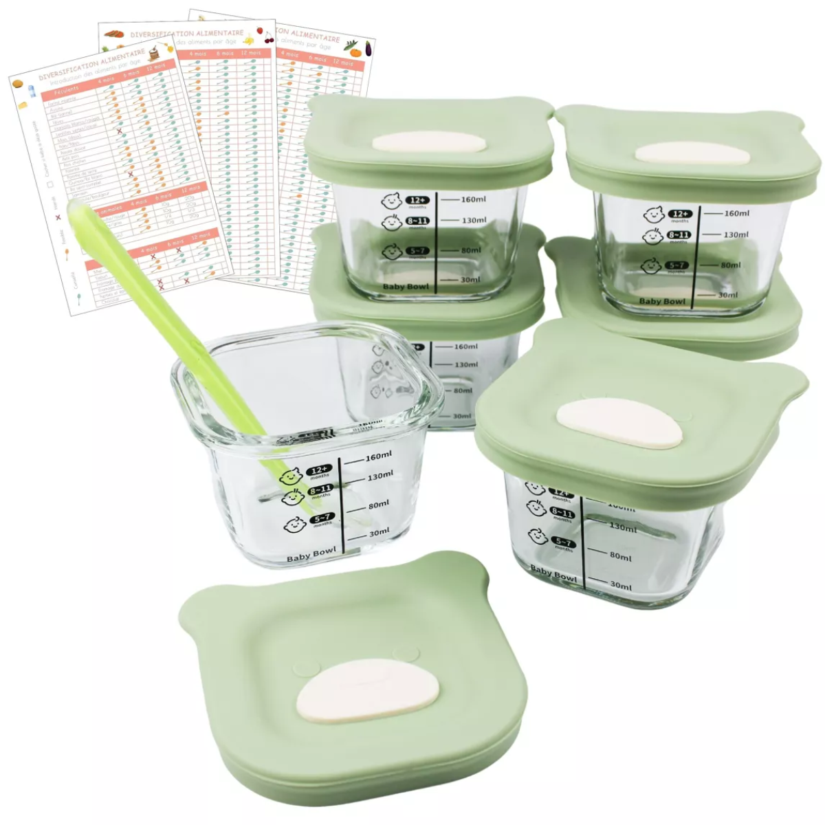 mes-courses-en-vrac-petits-pots-b-b-160ml-lot-6-herm-tiques image 1