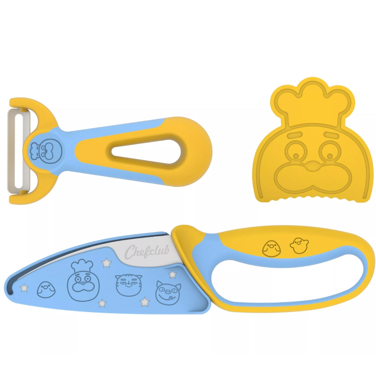 chefclub-je-d-coupe-comme-un-grand-kit-cuisine-enfant-couteau image 2