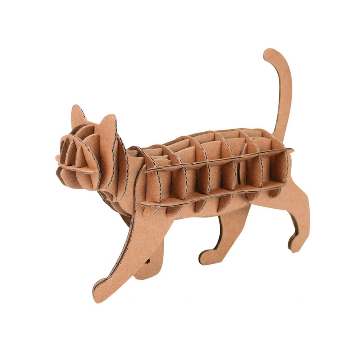 maquette-3d-chat-en-carton-15-cm-assembler-sans-colle image 3
