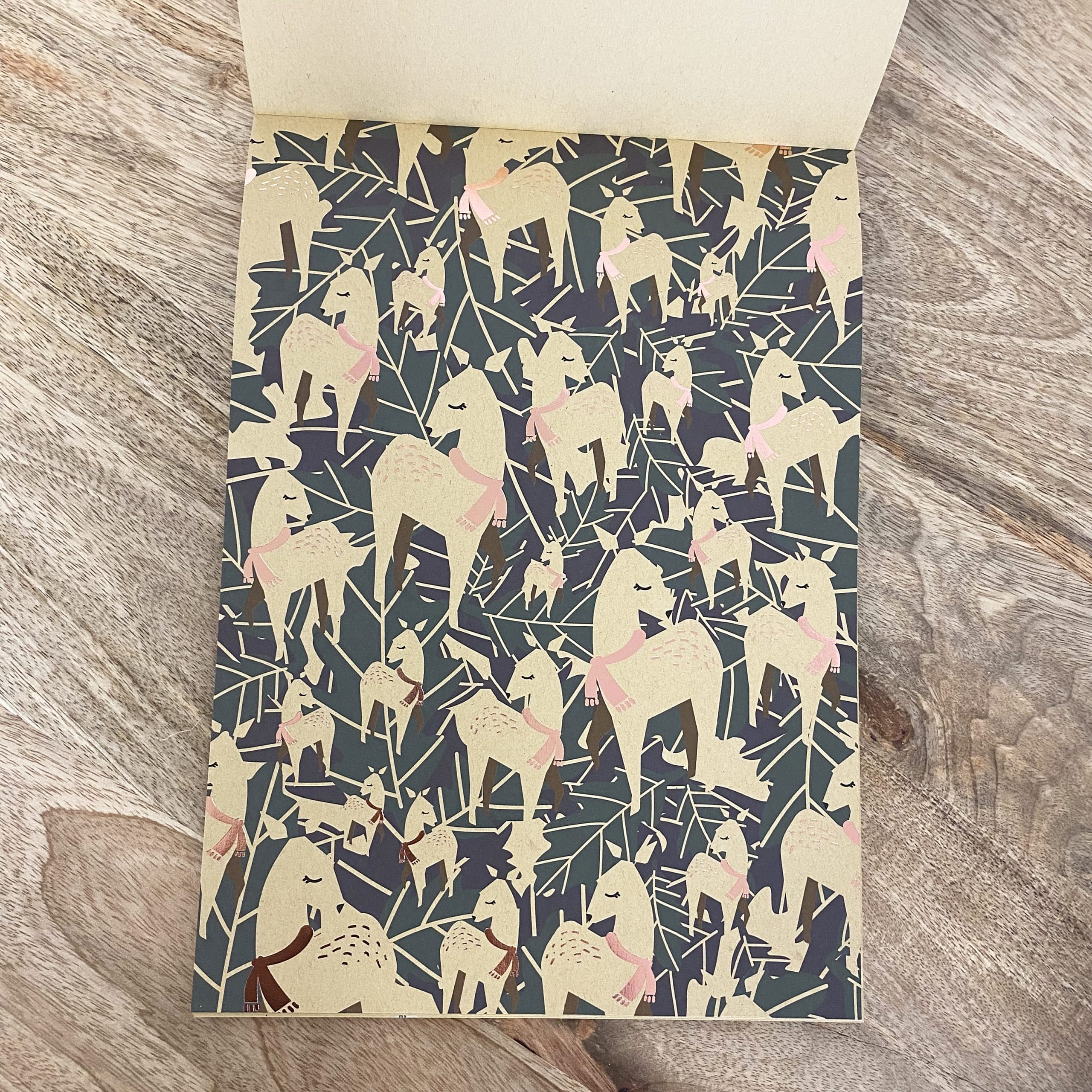 mes-courses-en-vrac-bloc-papier-kraft-christmas-a4-20-feuilles-no-l image 4