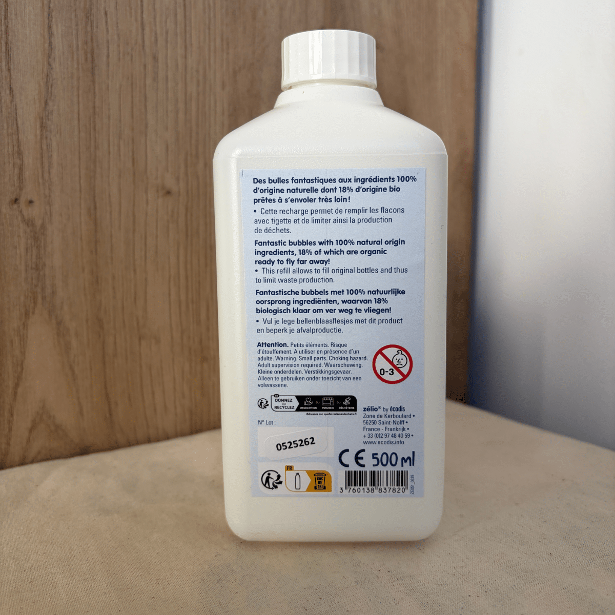 z-lio-recharge-savon-bulles-500-ml-naturel image 3