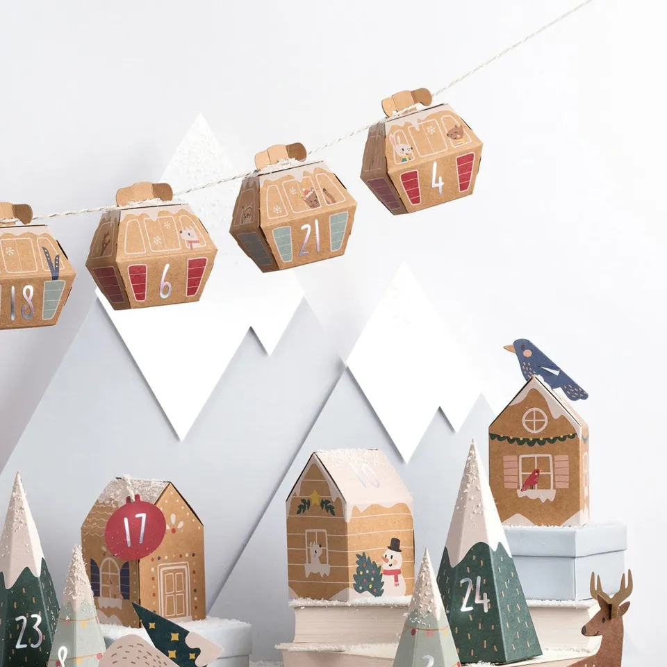 kit-calendrier-avent-montagne-enneig-e-113-pi-ces-papier image 1
